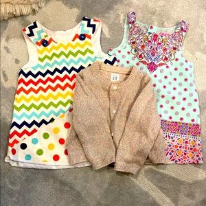 Summer dresses and sweater bundle